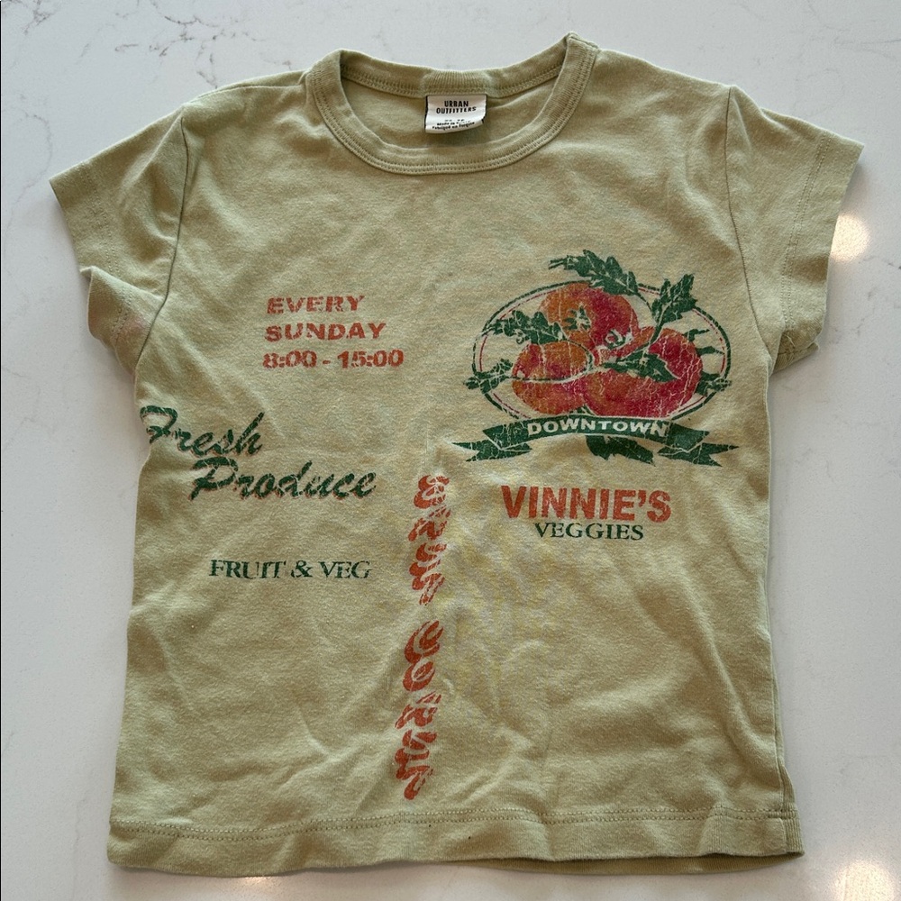 Urban Outfitters Kids Green Graphic Tee